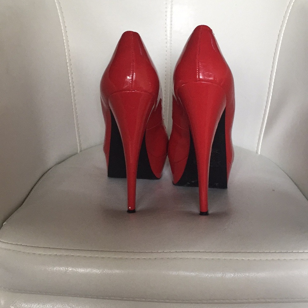 Bebe Red Pumps - image 3